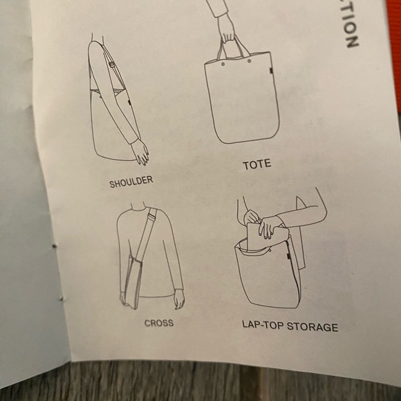 JOH & CO Ed Bag Duplex Vermillion-Orange - Picture 8 of 11